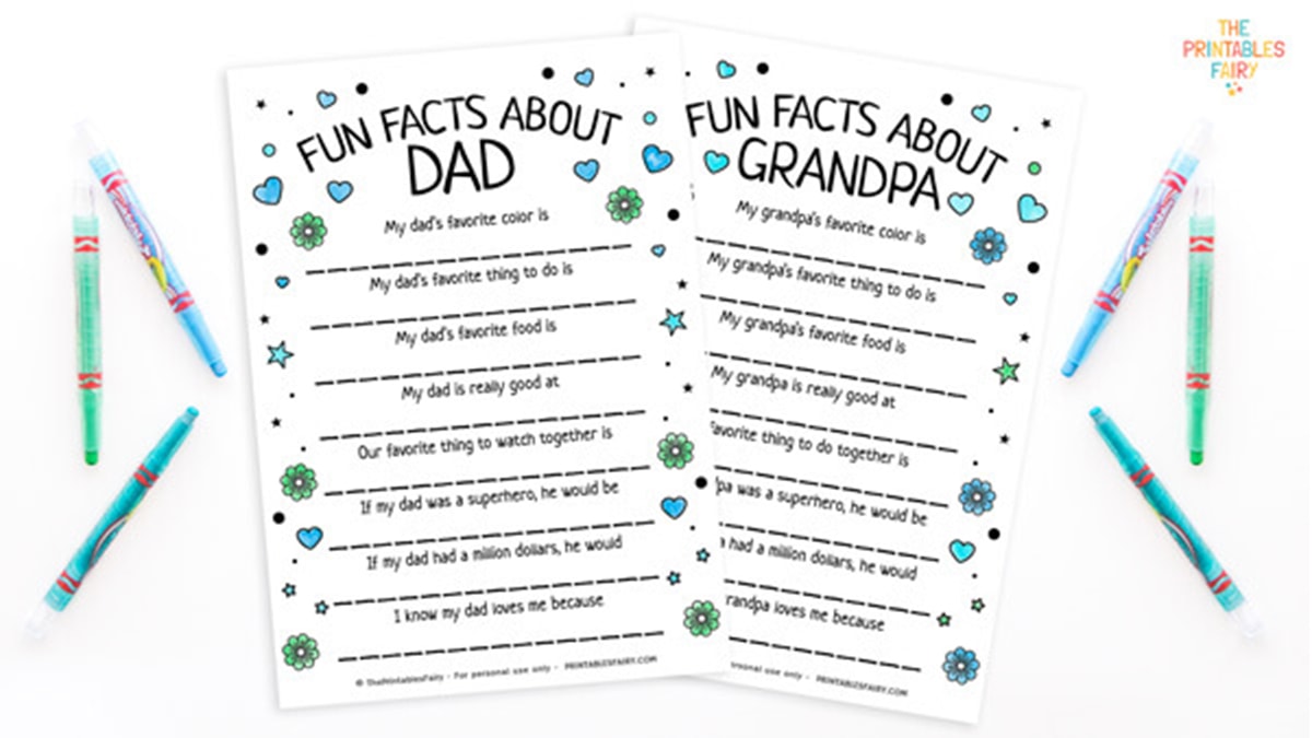 A fathers day questionnaire
