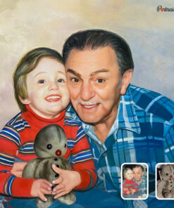 GrandParents & GrandChildren Pastel Paintings