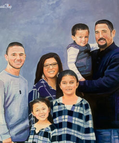 Parents & Children Pastel Portraits