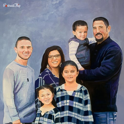 Parents & Children Pastel Portraits