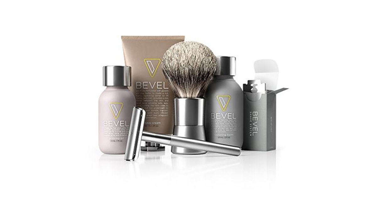 An all encompassed shaving kit with different products