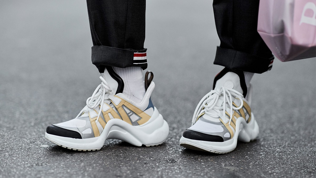A pair of classic trainers
