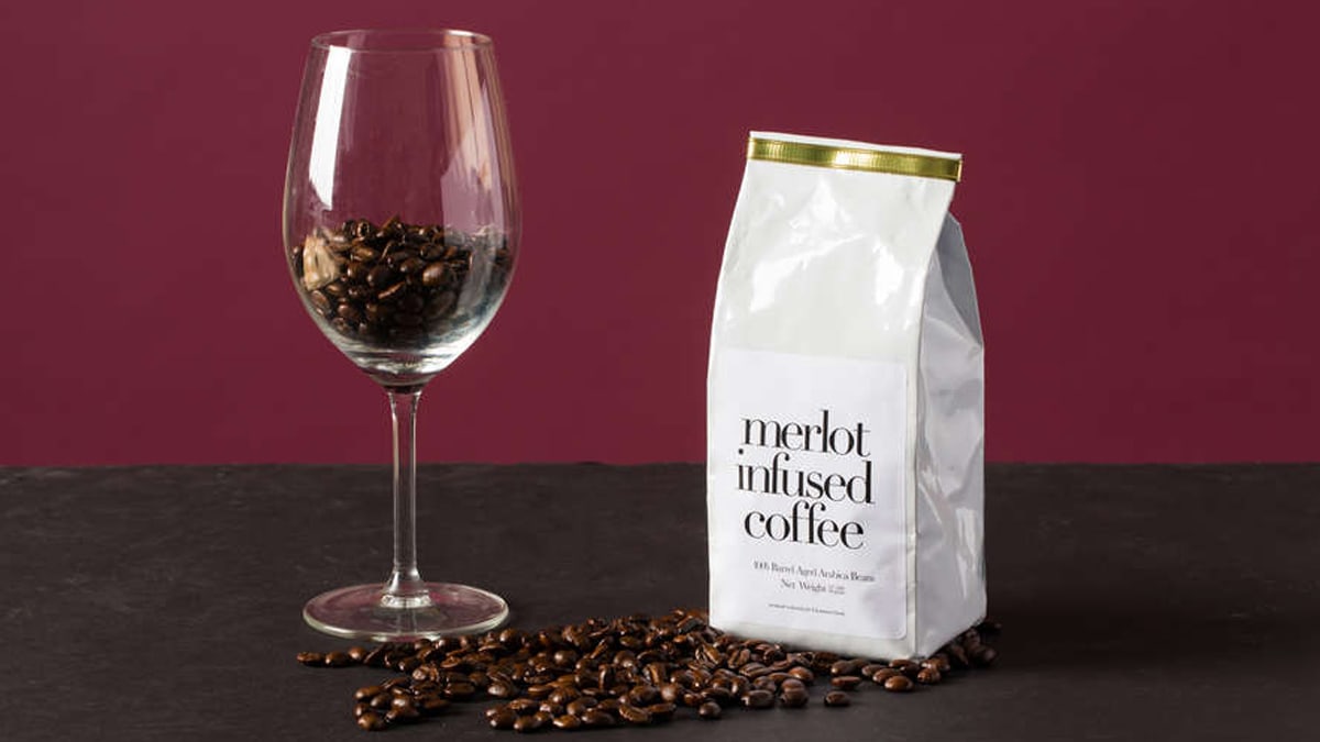 Merlot infused coffee beans as friendship day gifts.