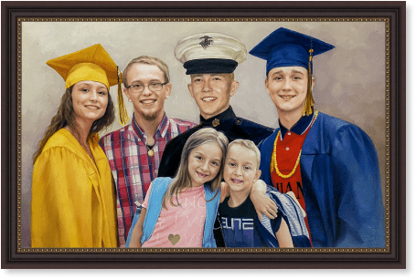 family compilation painting