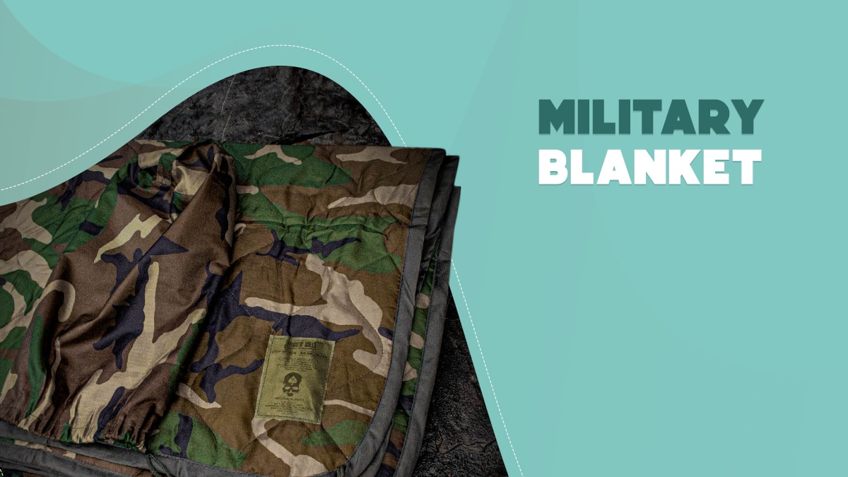 military blanket as a retiree gift