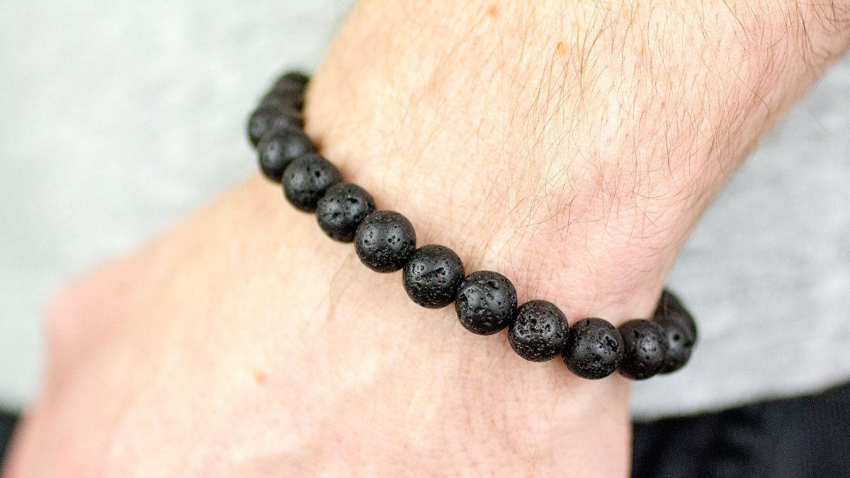 Lava stone bracelet as an eco friendly gift