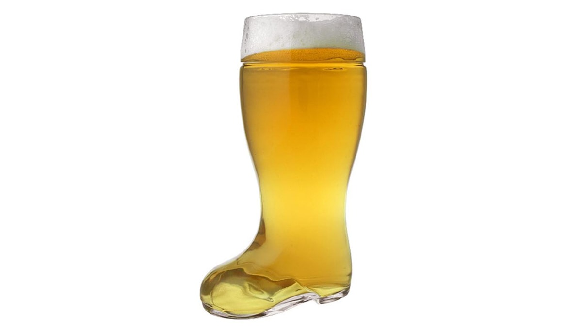 A Shoe-shaped Beer Glass