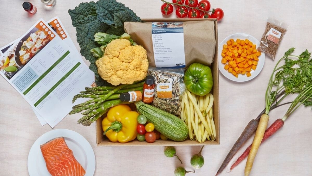a complete list of ingredients meant for a dinner that get delivered to you shown as a gift for a brother in law