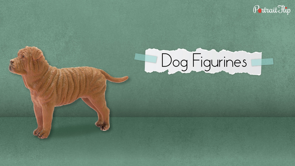 a brown dog figurine