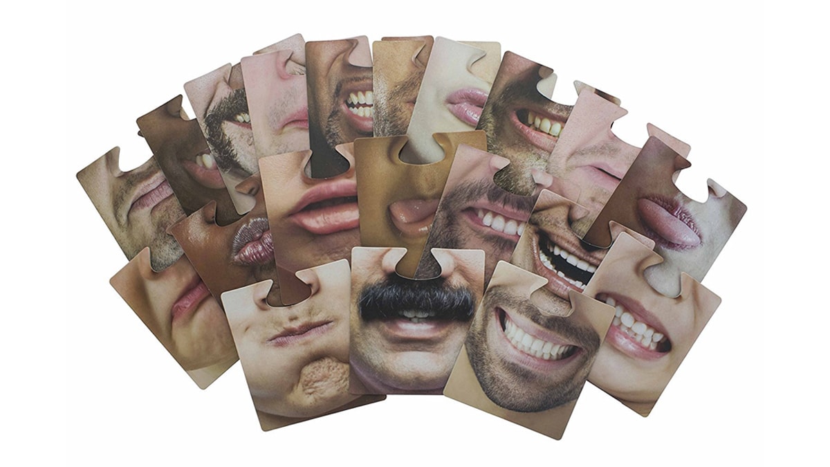 a dozen of face coasters