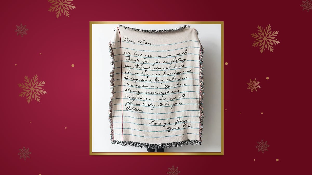 Handwritten Letter Blanket