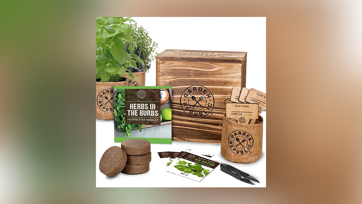 Herb Garden Indoor Seed Starter Kit