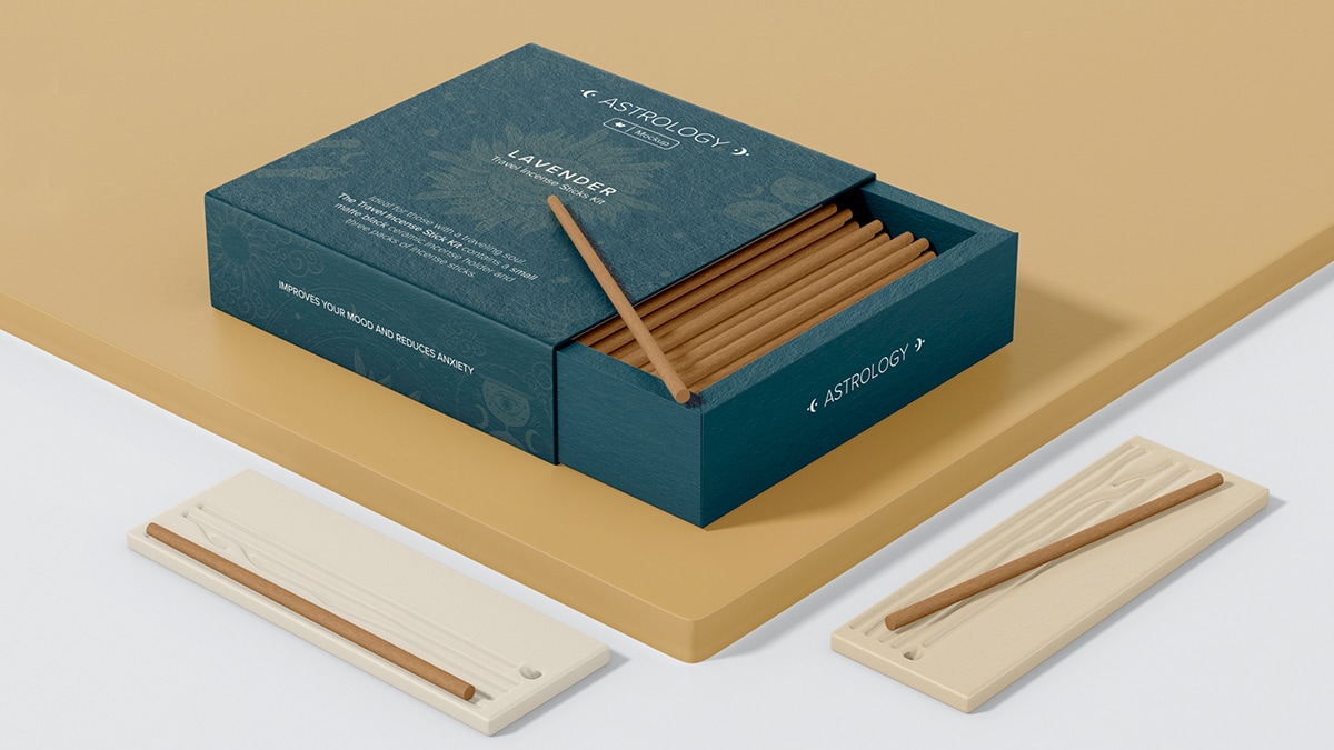 incense kit on a brown surface