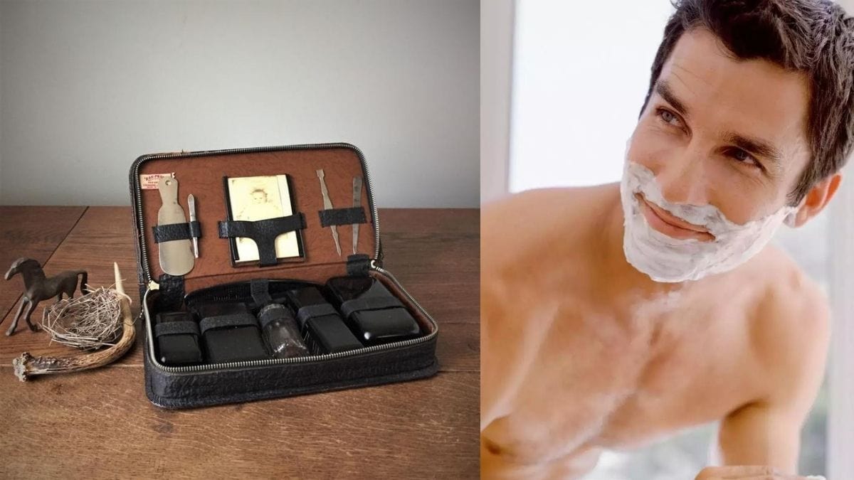 a grooming kit made for men shown in the image