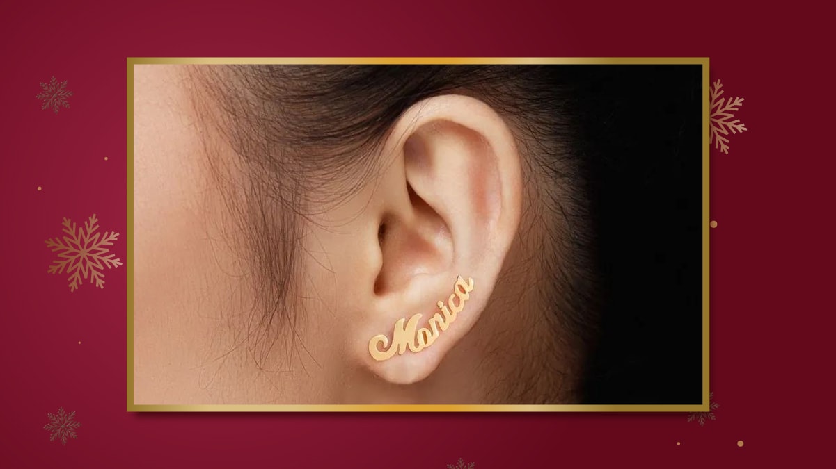 a personalized earring 