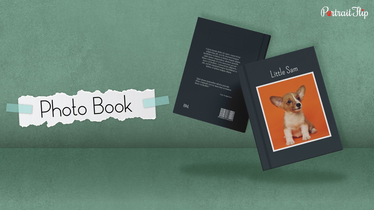 a photo book as a gift to a dog lover