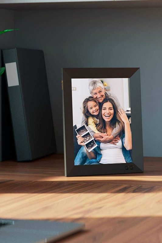 a digital photo frame as one of the most unique gift ideas for him for Christmas