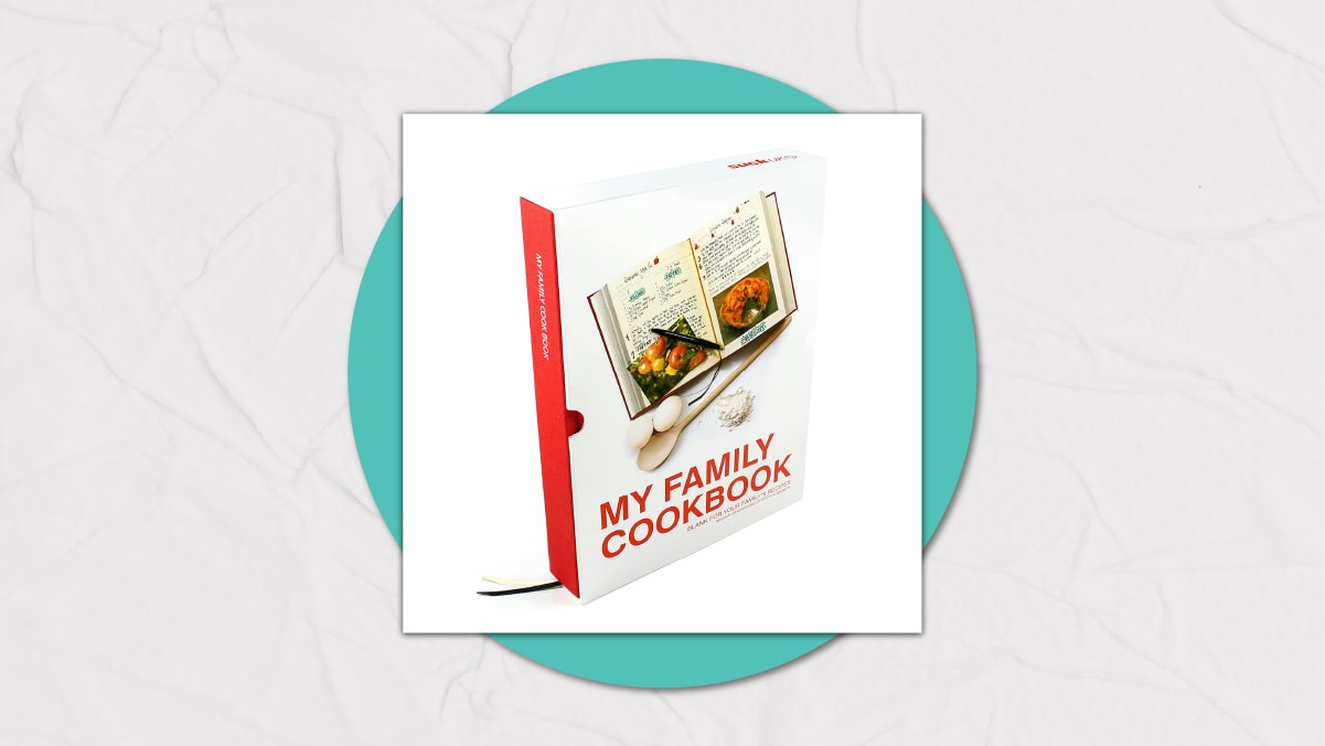 a family cookbook for your mom