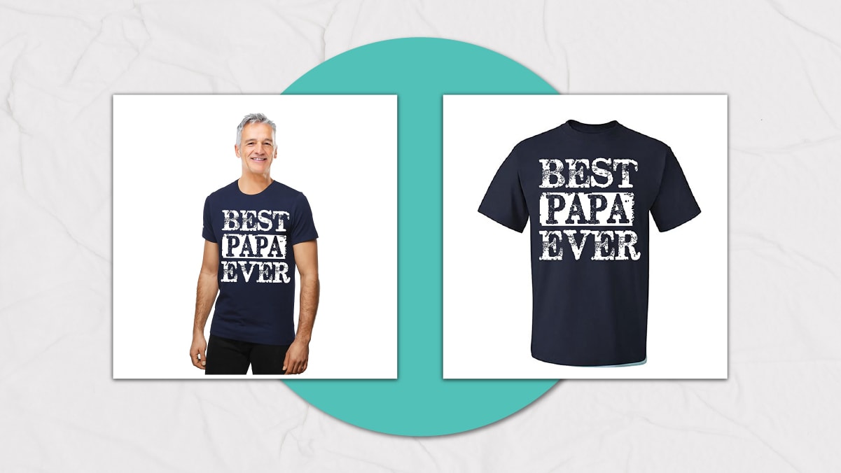 an old man in a best papa ever t-shirt