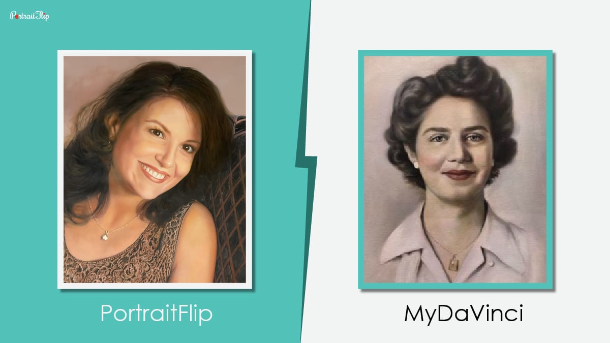 PortraitFlip vs. MyDaVinci: Artwork Quality Comparison