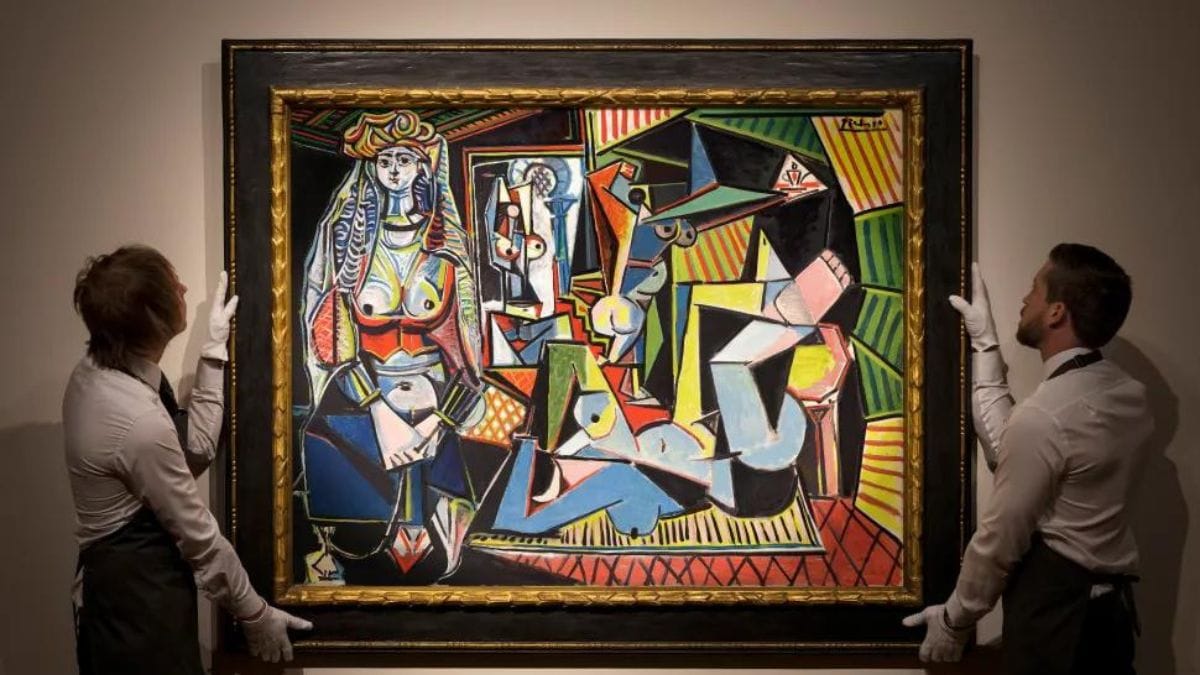 Les Femmes d'Alger (Version 'O') by Pablo Picasso shown as one of the most expensive paintings to ever be auctioned 