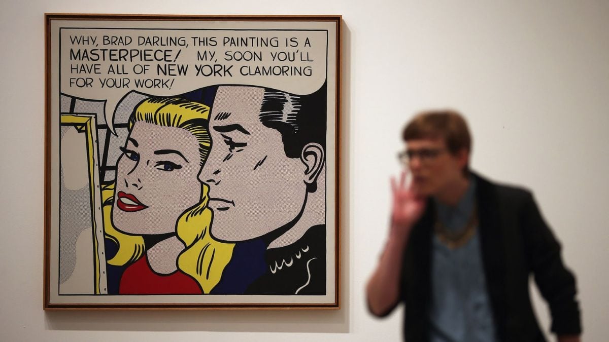 masterpiece by Roy Lichtenstein shown as one of the most expensive paintings to ever be auctioned 