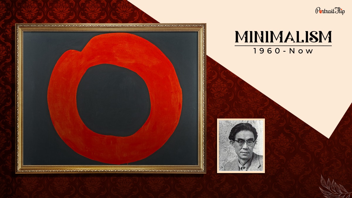a painting painted during the minimalism period that shows one of the types of art styles