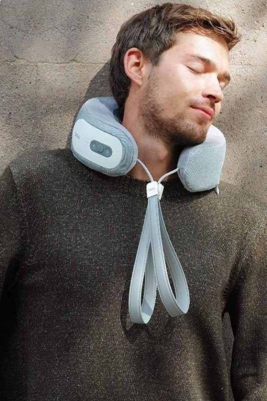 a neck massager as one of the most unique gift ideas for him for Christmas