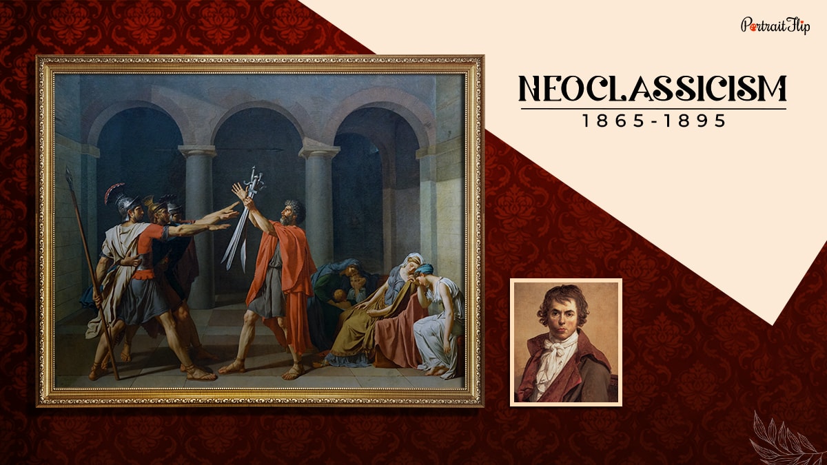 a painting painted during the neoclassicism period that shows one of the types of art styles