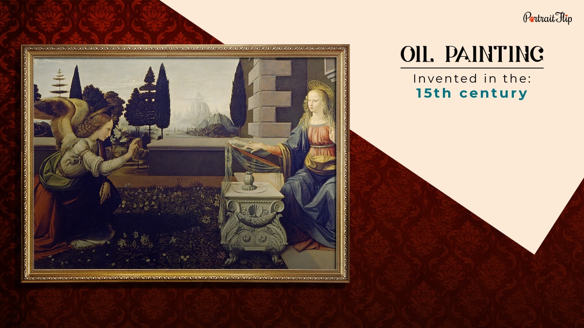 oil painting technique that was invented in the 15th century shown as one of painting techniques in the all types of paintings, styles, and techniques blog