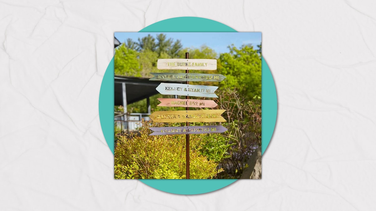 Personalized Family Member Signpost