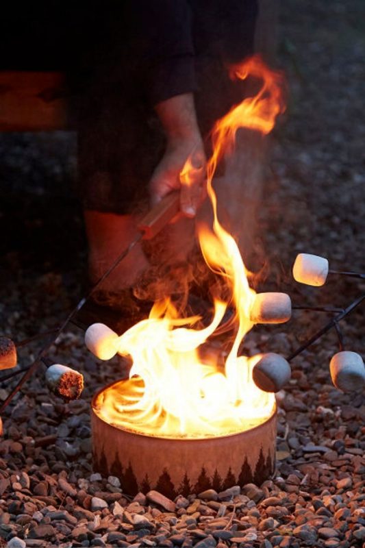 a portable campfire as one of the most unique gift ideas for him for Christmas