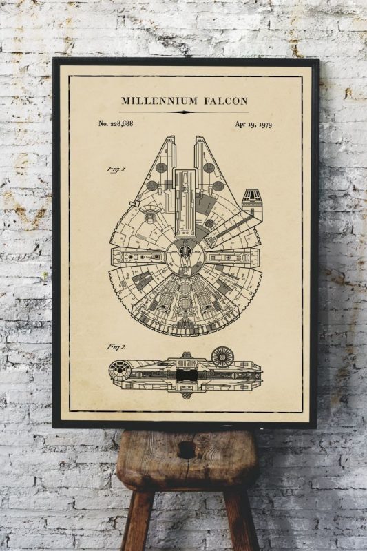 a stars wars poster print as one of the most unique gift ideas for him for Christmas