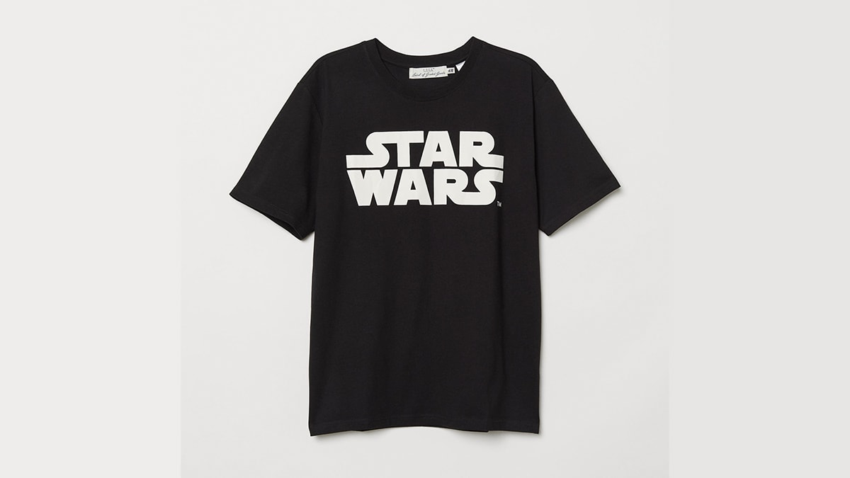 a star war merchandise t-shirt
