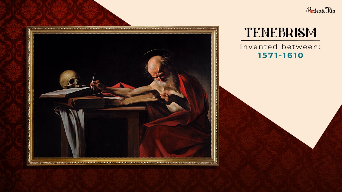 tenebrism painting technique that was invented between 1571 to 1610 shown as one of painting techniques in the all types of paintings, styles, and techniques blog