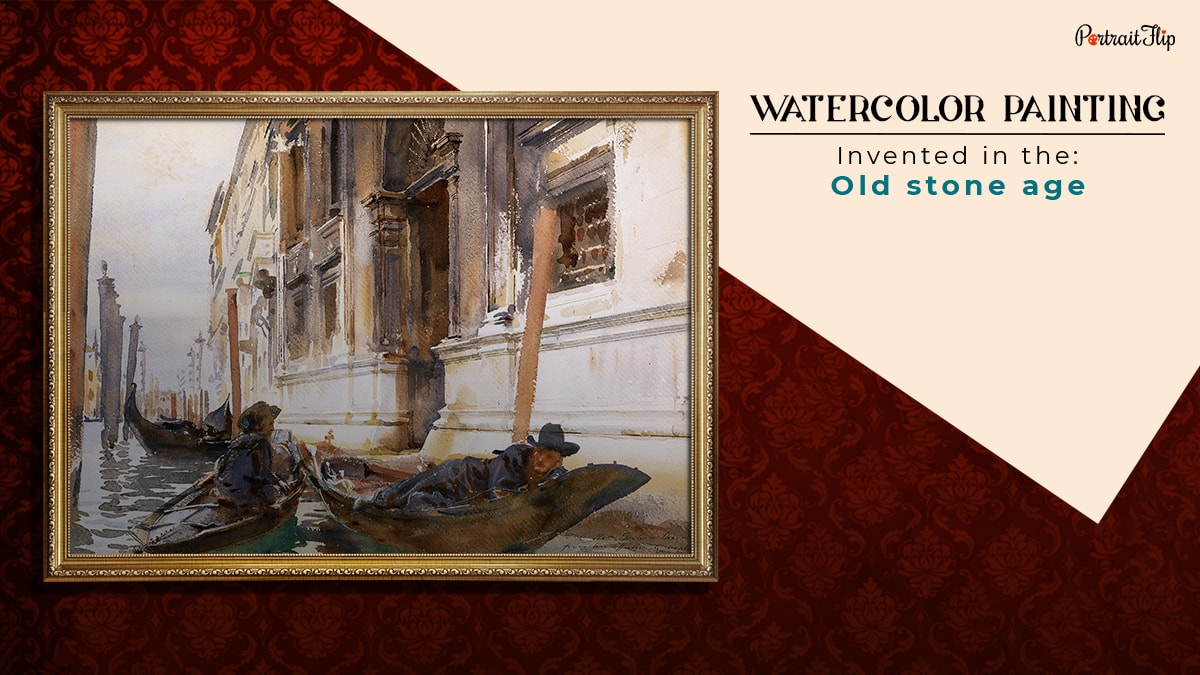 watercolor painting technique that was invented in the old stone age shown as one of painting techniques in the all types of paintings, styles, and techniques blog
