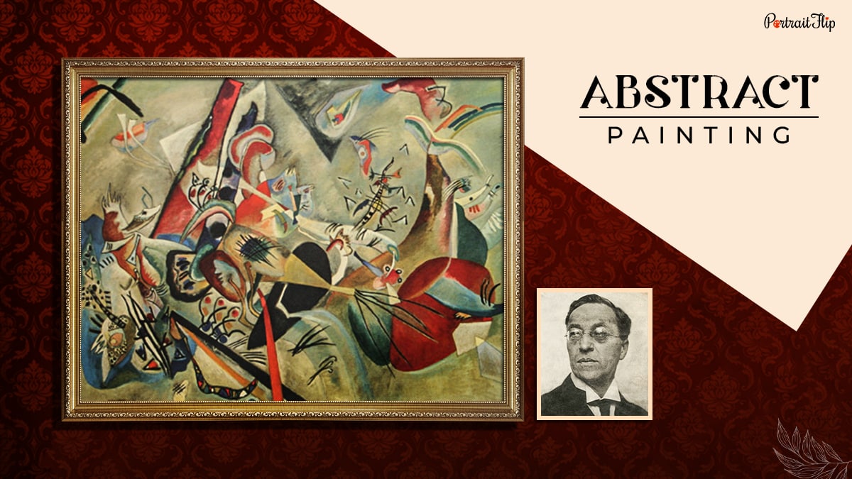 abstract painting shown as one of the types of paintings