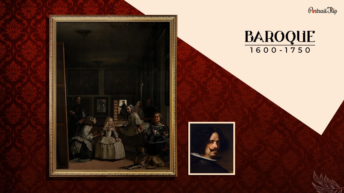 a painting painted during the baroque period that shows one of the types of art styles