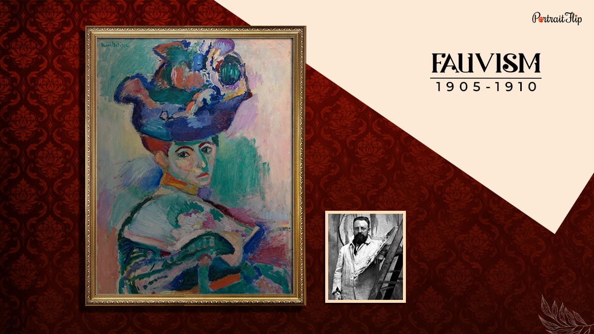 a painting painted during the fauvism period that shows one of the types of art styles