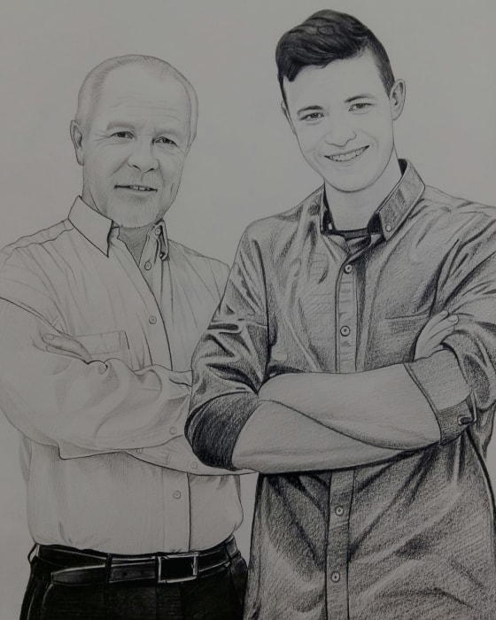 Pencil Sketch From Photo