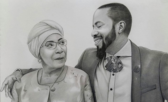 Pencil Sketch From Photo