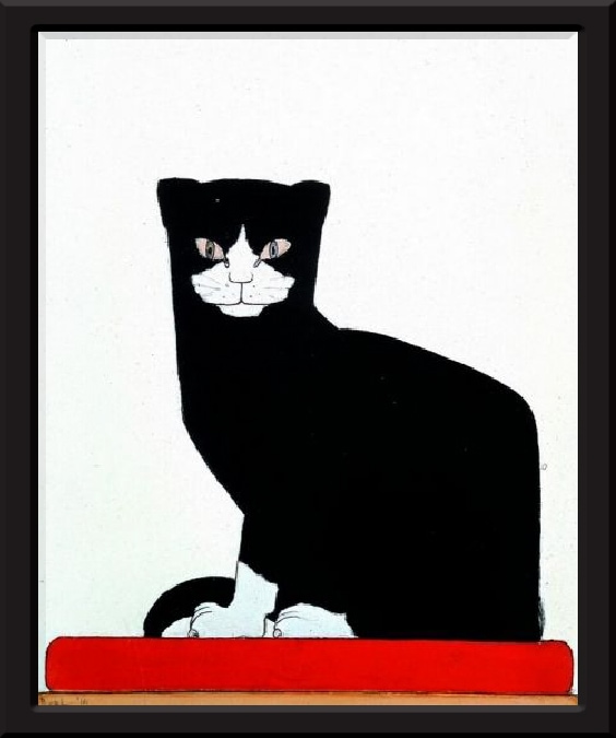 the cat painting