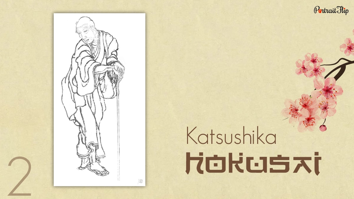Katsushika Hokusai, one of the famous artists of Japan