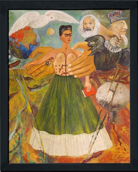 Marxism will give health to the sick painting by Frida Kahlo 