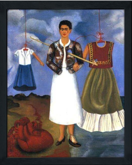 Memory portrait painting Frida Kahlo