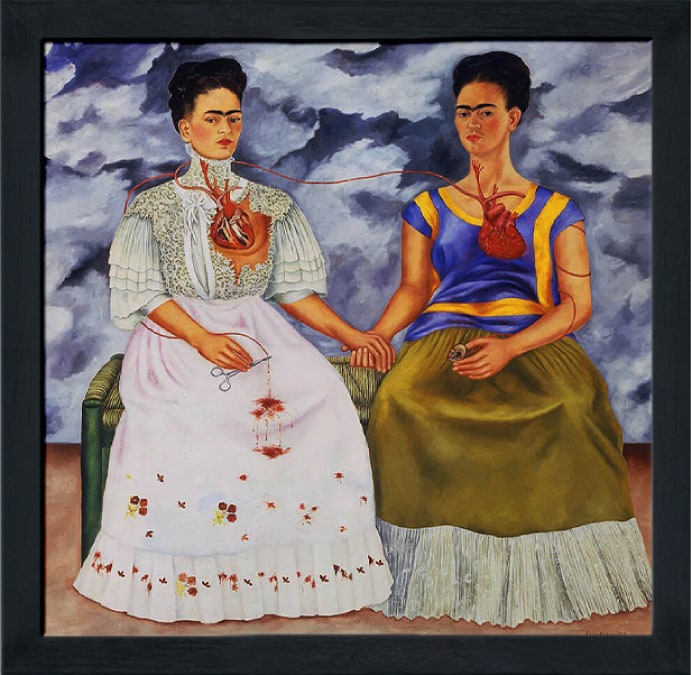 The two fridas painting