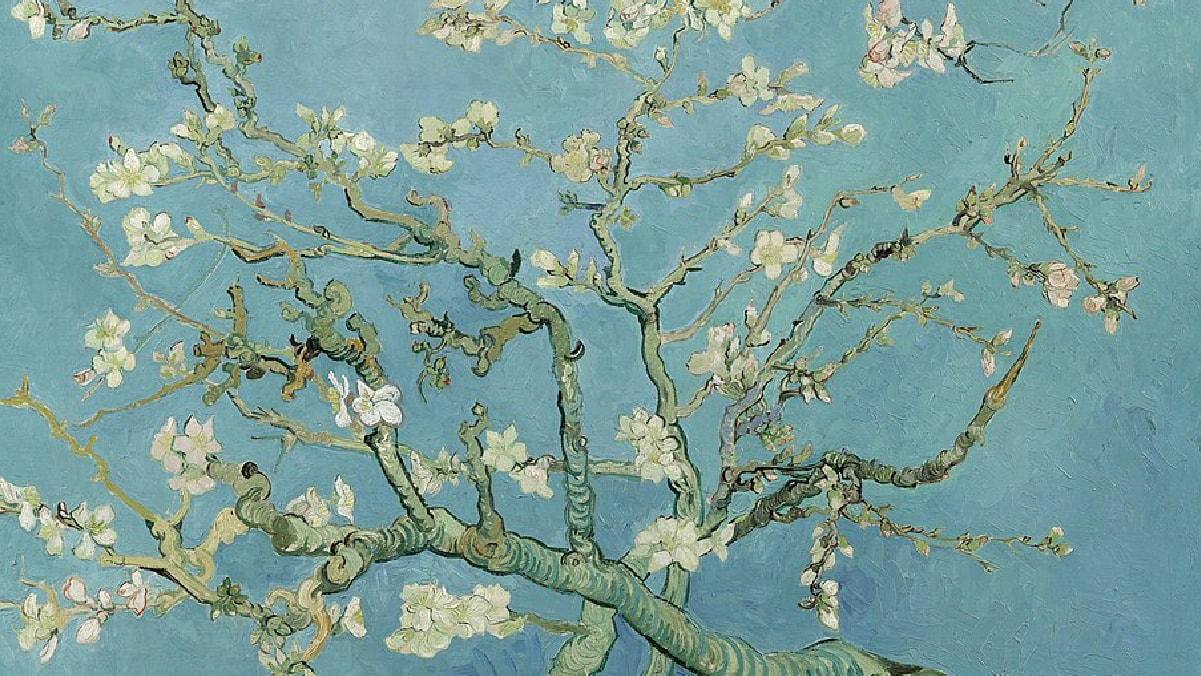 almond blossoms painting by Van Gogh