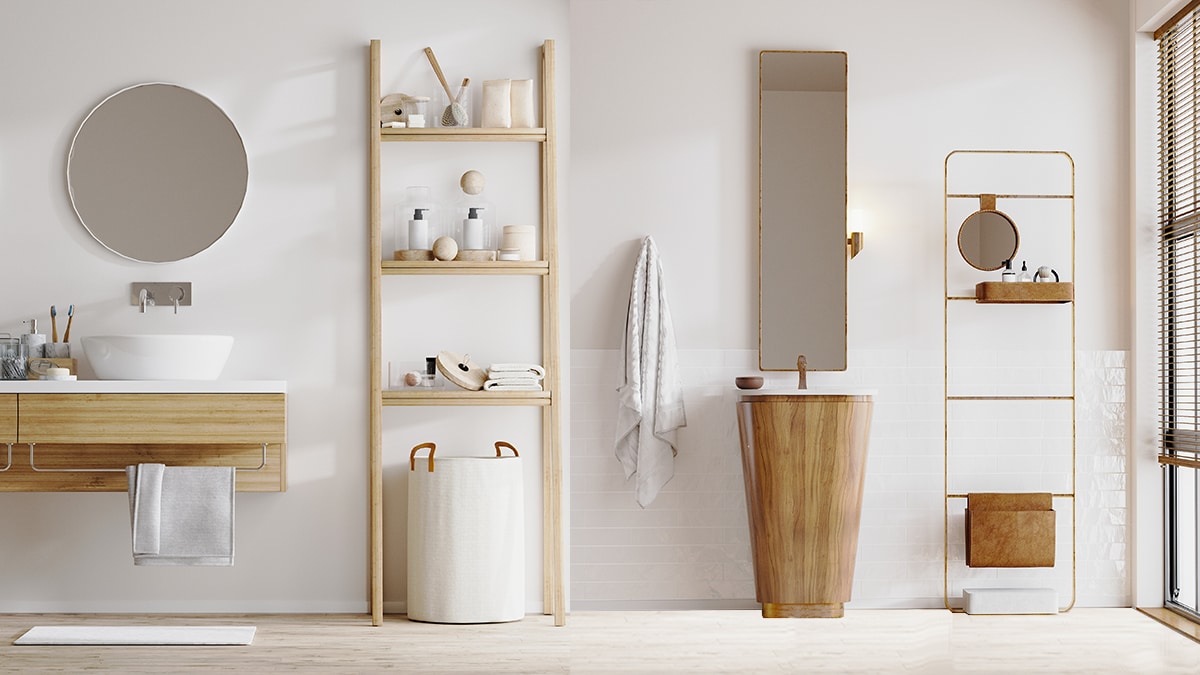 Dream bathroom idea with storage
