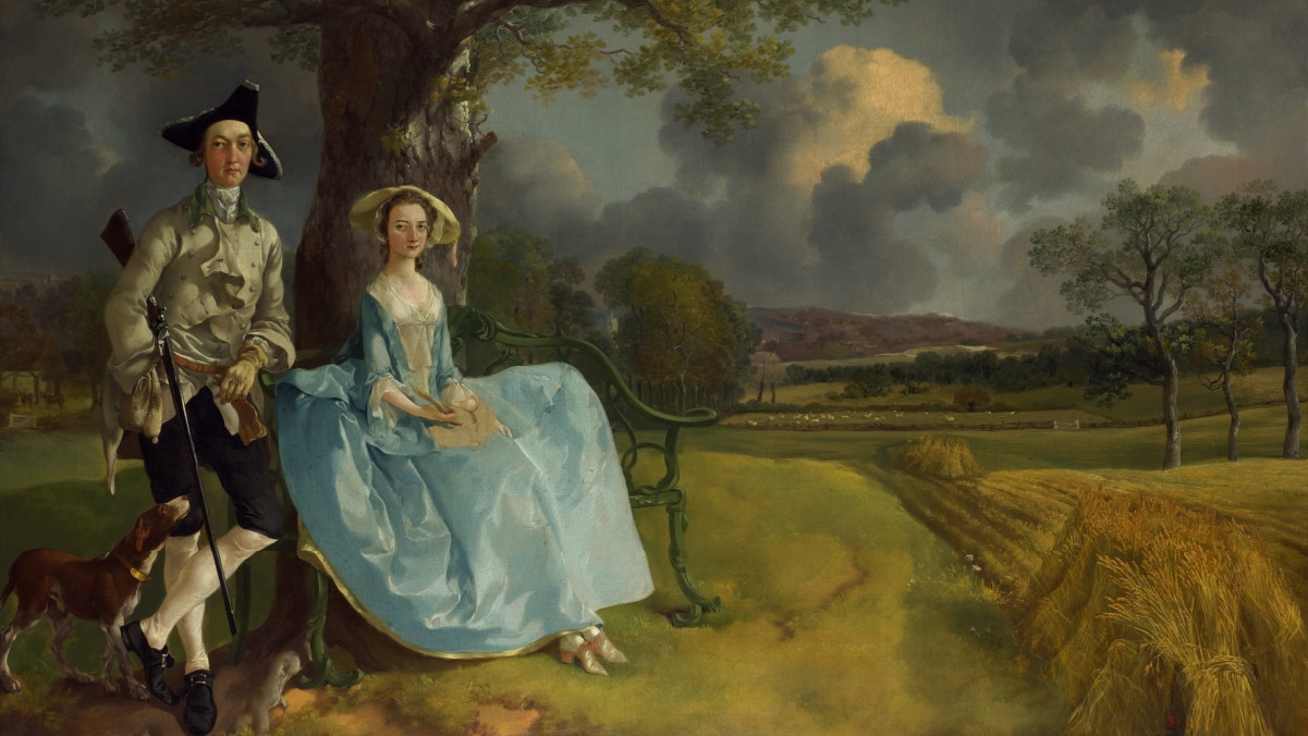 Mr. and Mrs. Andrews by Thomas Gainsborough