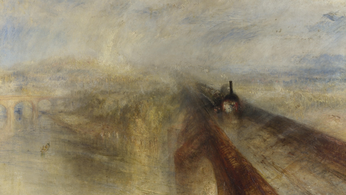 Rain, Steam, and Speed- The Great Western Railway by J.M.W. Turner 